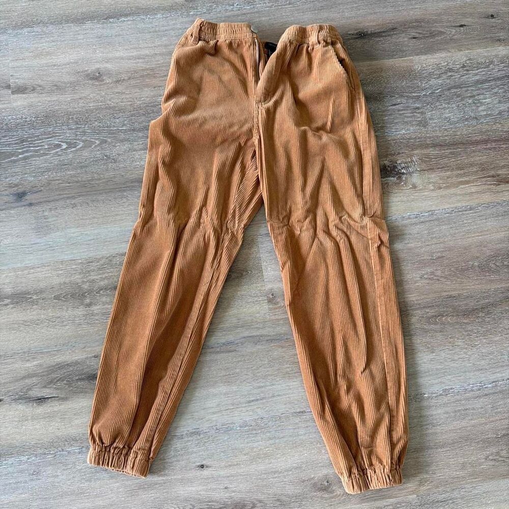 Forever-21 Women's Tan and Brown Trousers